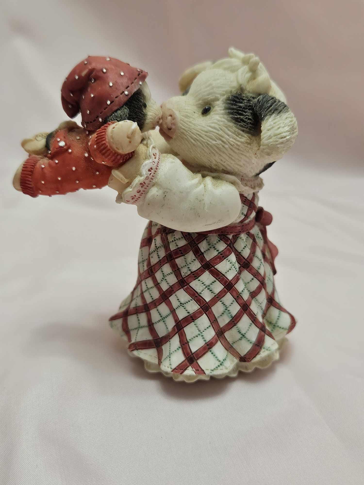 Marys Moos #548669 Moo-ey Kissmas - Excelente estado vintage, 3,5" de alto