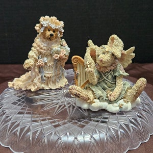 Boyds Bears & Friends 1993 Numbered Editions 2 pieces: Bailey...the Bride AND Celeste...the Angel Rabbit