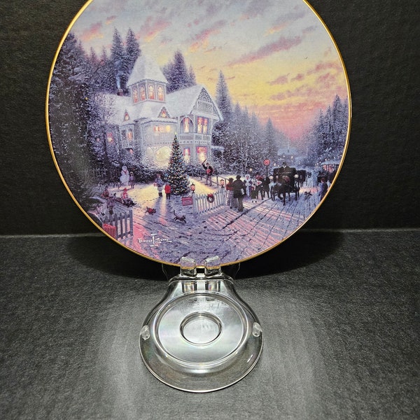 Knowles 1854 North America's Oldest Name in Fine China - "The Magic of Christmas" first issue in the Thomas Kinkade's Yuletide Memories 1992