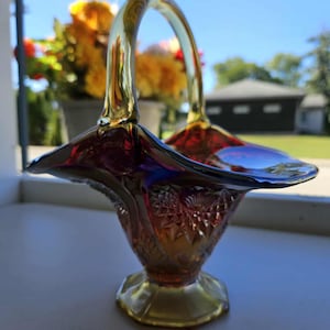 Antique Amberina Glass - Etsy