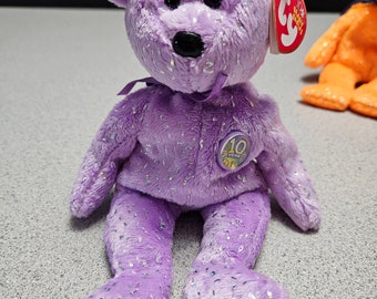 Beanie Babies 10 Year Anniversary Edition With Beautiful Colorful