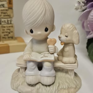 Precious Moments 1979 Edition - E-3110/B - Loving Is Sharing - Retired - 5&quot; tall