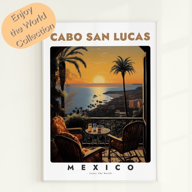 Cabo San Lucas Poster, Cabo San Lucas Print, Mexico Home Decor ...
