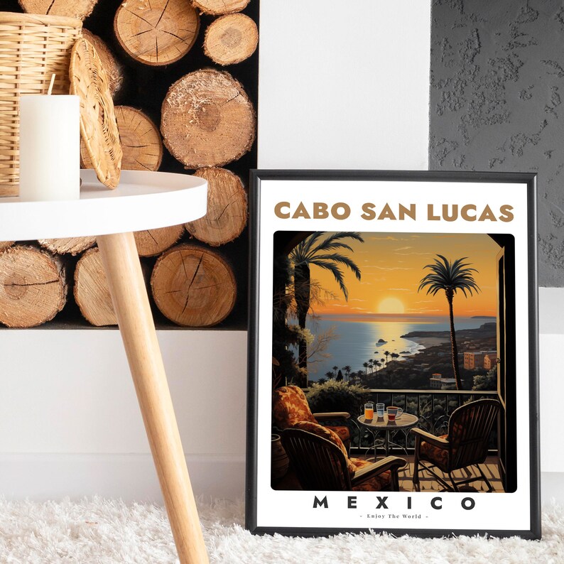 Cabo San Lucas Poster, Cabo San Lucas Print, Mexico Home Decor ...
