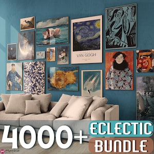 4000 Eclectic Gallery Wall Art Prints Download, Mega Bundle Wall Art Prints, Trendy Now Printable Wall Art, Vintage Mega Bundle Wall Art
