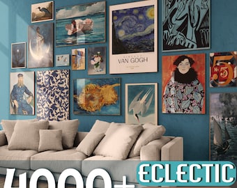 Megapack de más de 4000 láminas de arte vintage: Arte ecléctico para la pared (descarga digital)