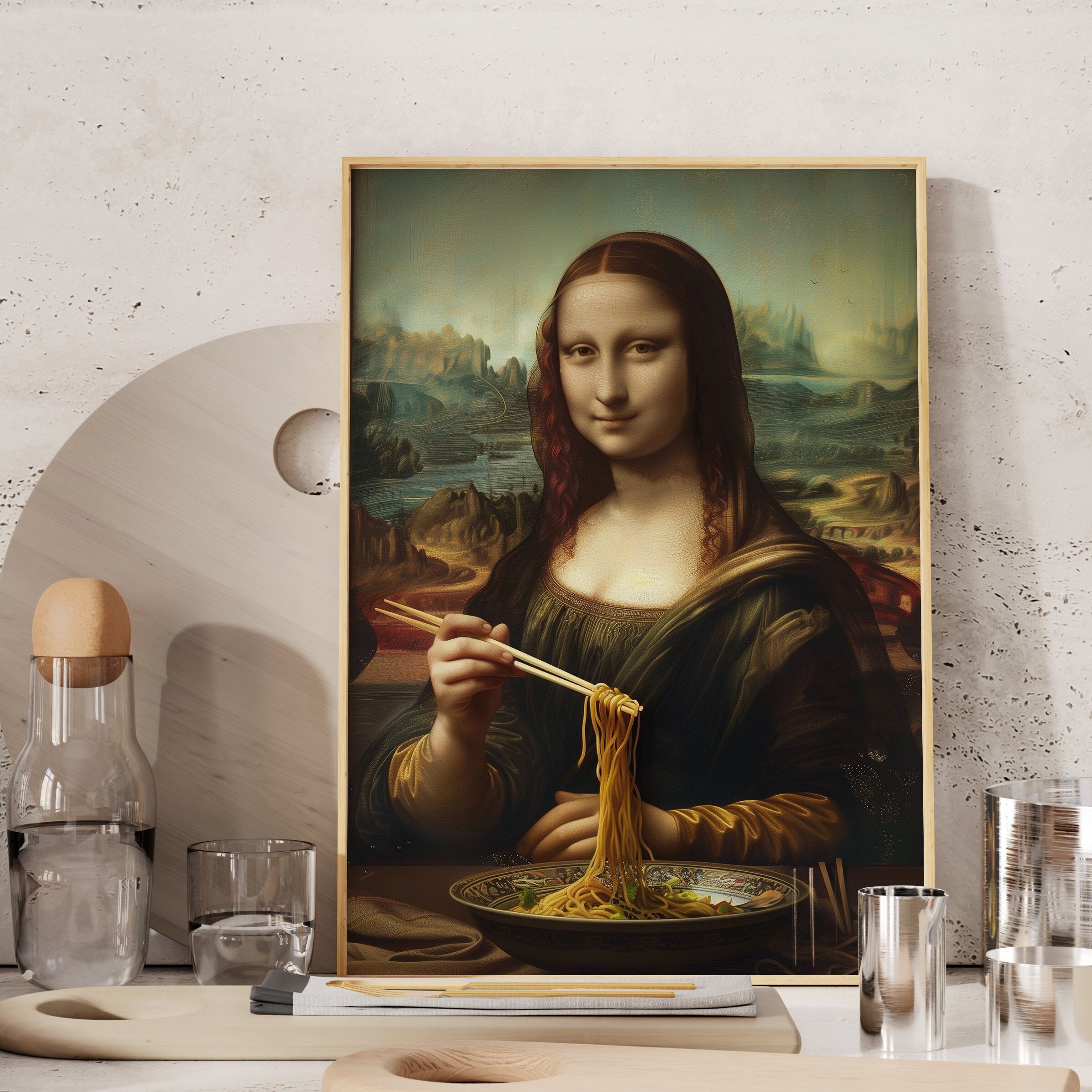 Funny mona lisa - Etsy 日本