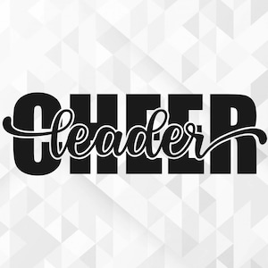 Cheerleader SVG, Cheer Svg, Cheer Leader Svg, Cheerleader Png, Cheerleader shirt design Svg, Cut Files, Cricut, Png, Svg