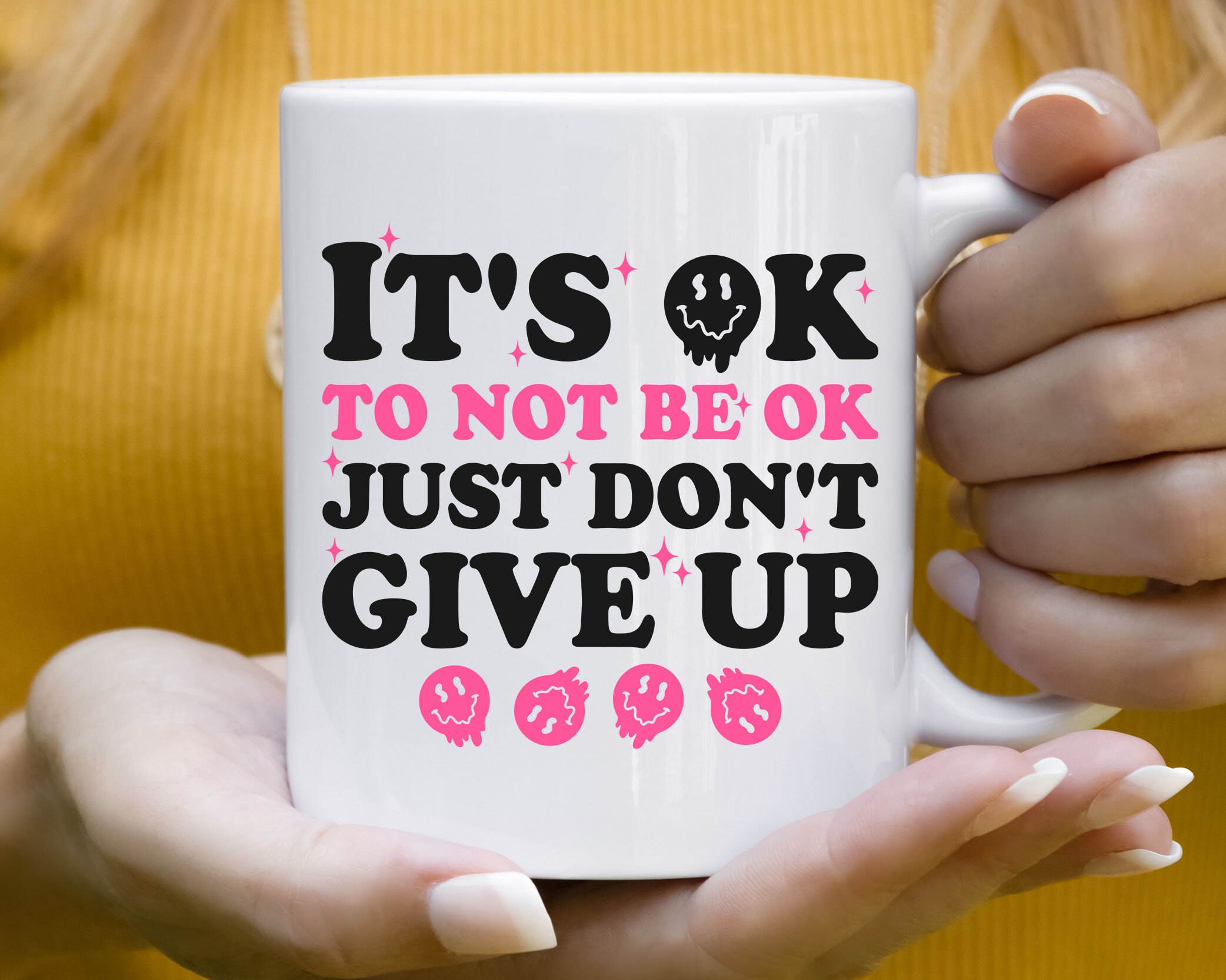 It's Ok to Not Be Ok Just Don't Give up SVG Positive - Etsy