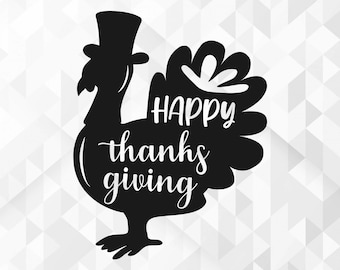 Happy Thanksgiving SVG, Welcome Fall Svg, Happy Thanksgiving Day Svg, Fall Quote for Shirts Svg, Turkey Svg, Cut Files, Cricut, Png, Svg