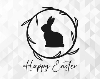 Happy Easter SVG, Spring Svg, Easter Svg, Hello Spring Svg, Welcome Spring Svg, Spring design Svg, Cut Files, Cricut, Png, Svg