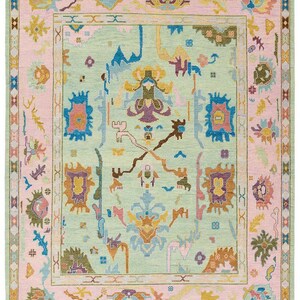 Tuckson Hand-Knotted New Zealand Wool Area Rug | Traditional Indian Design |Any size|Soft Pile Living Room, Bedroom, Entryway Decor 10x12