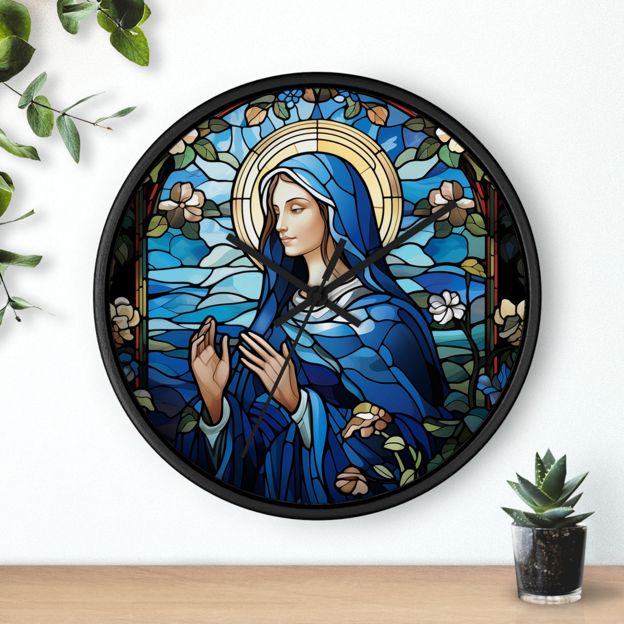 The Immaculate Conception Clock, Wall Art, Catholic Art, US and ...