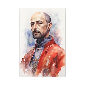 Saint Ignatius of Loyola - A Timeless Tribute Canvas Print