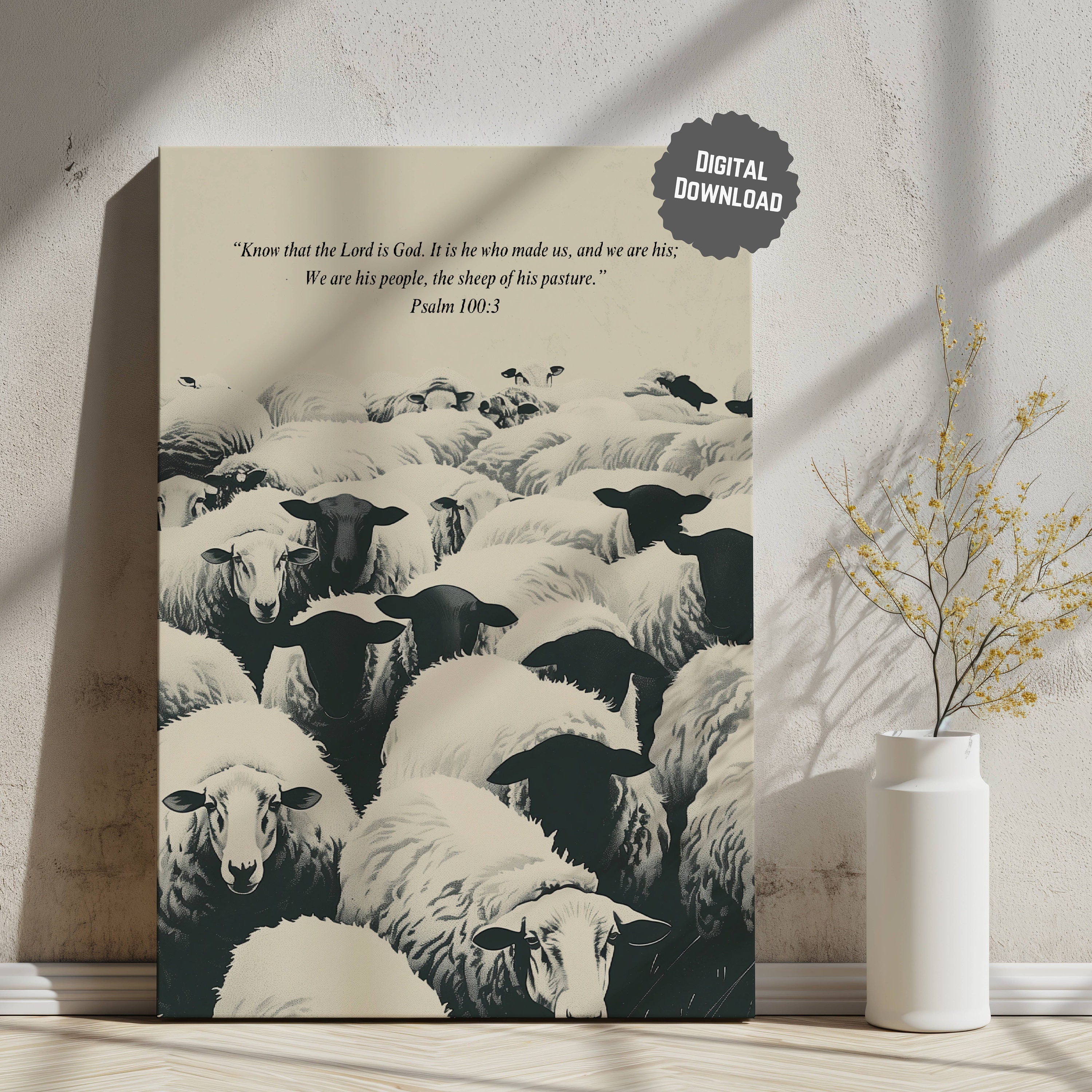 We Are His People, the Sheep of His Pasture | Psalm 100:3 | DIGITAL ...