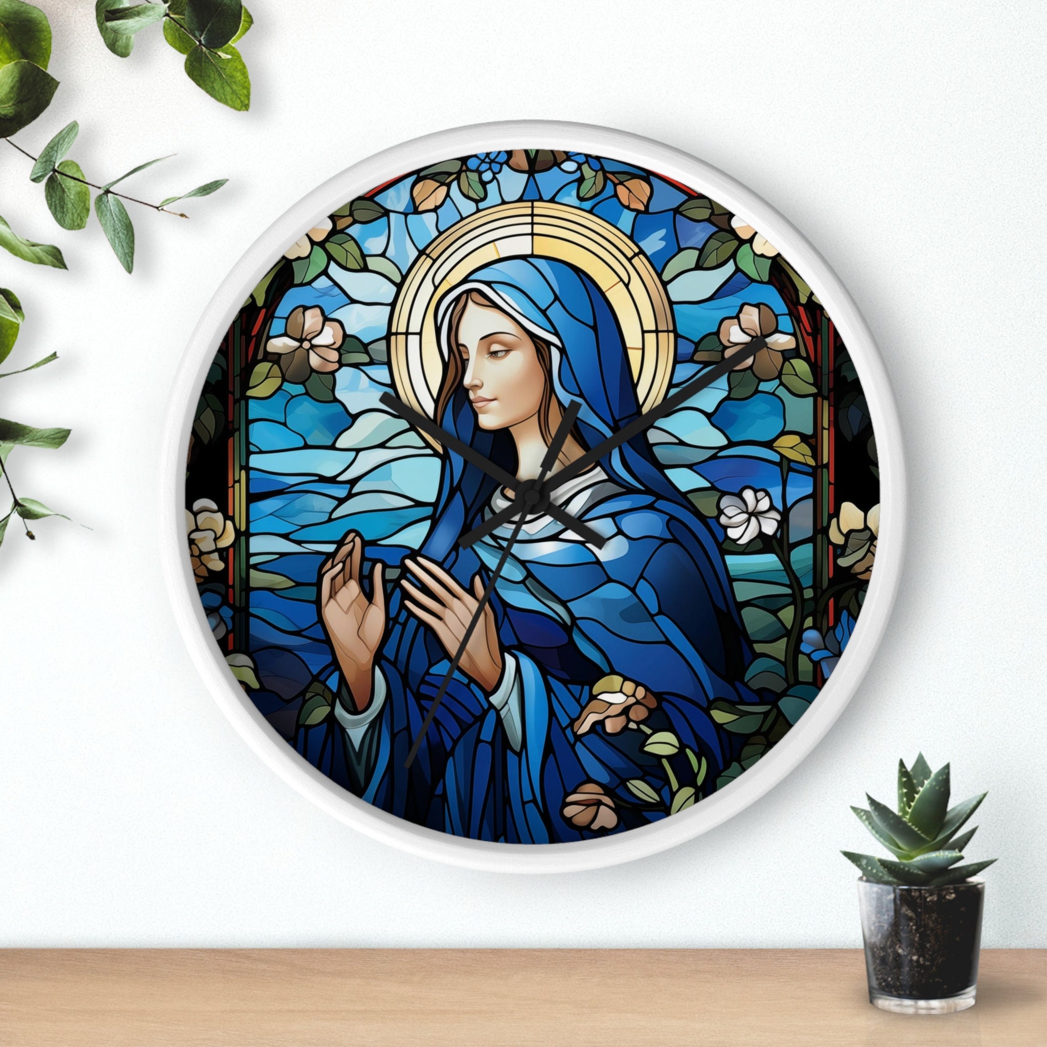 The Immaculate Conception Clock, Wall Art, Catholic Art, US and ...