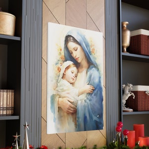 聖母マリアが幼子イエスを抱くアート作品：流産の際の神の愛の慰霊、乳児の死を悼む贈り物、弔意を表すカード付きの記念品
