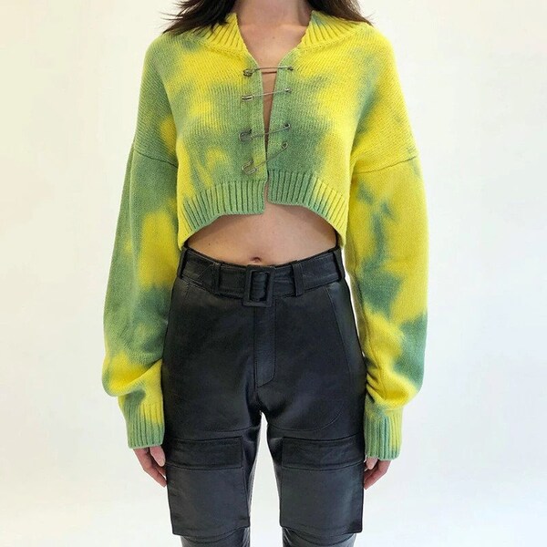 Chill Tie Dye Knit Sweater - COCO main image 1