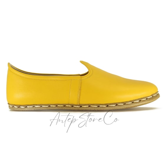 Women Barefoot Grounding Shoes, Authentic Turkish Yemeni, Handmade Leather  Loafers, Genuide Anatolian Slip Ons, Personalized Jutti, Ottoman