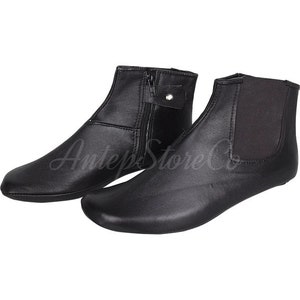 Islam Shoes Mest, Leather Tabi Socks, Islamic Winter Moccasins, Mens Feet Warmer, Sufi Halal Slippers, Prayer Footwear, Women  Wudu Khuffain