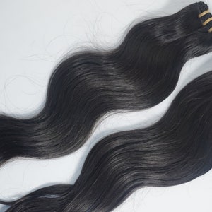 Raw Indian Natural Straight Hair Extensions 100% Authentic Human Hair