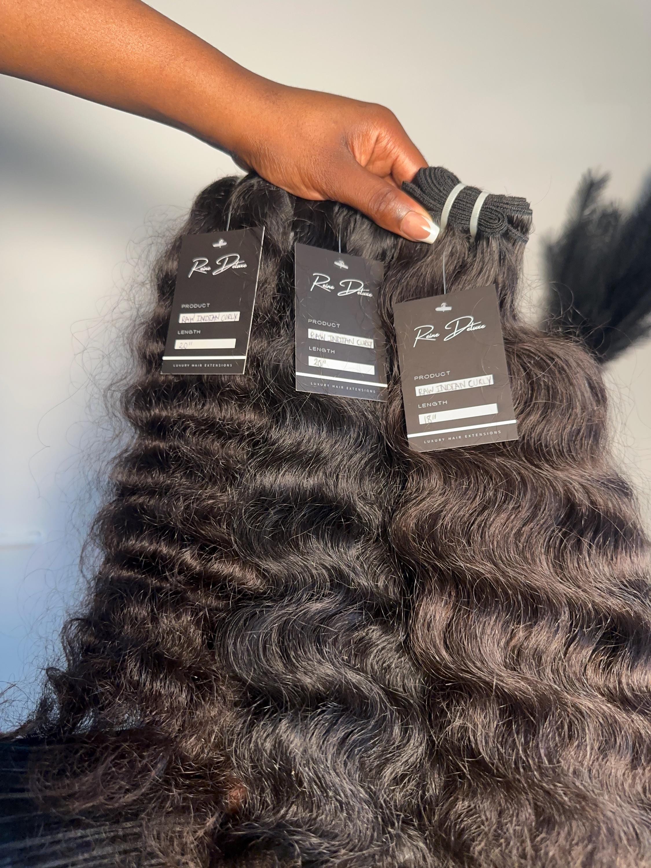 Raw Indian Natural Curly Hair Buy Raw Indian Curly Hair Bundle (100% Unprocessed Hair  main image 3