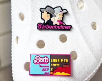 Barbenheiner Movie Croc charms - BARBIE OPENHEIMER