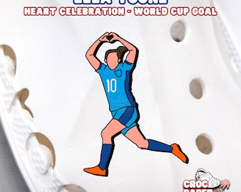 Ella Toone Croc Charm | Lionesses | Man United Women | Women’s Football Shoe Accessories