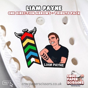 Liam Payne Tribute Croc Charm | 2 STYLES - One Direction - Harry - Liam - Zayn - Styles - Payne - 1D