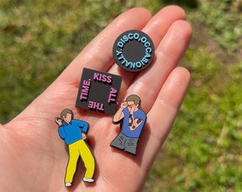 HStyles Croc Charms - KISSCO - Kiss All The Time. Disco Occasionally. 4Pack