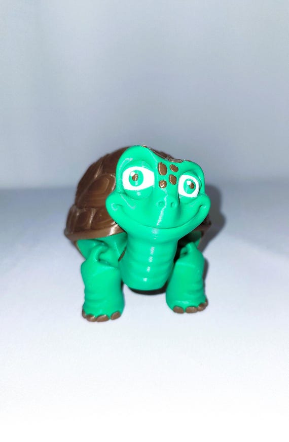 Adorable turtle toy w/ removable shell - Flexi Factory