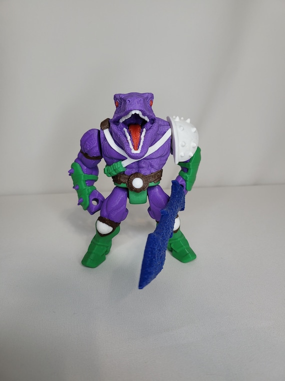 Reptilioid Action Figure by La Calavera – Retro-Style Warrior Beast!