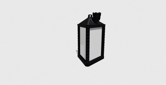 Steampunk Style Lamp for 3D Printing