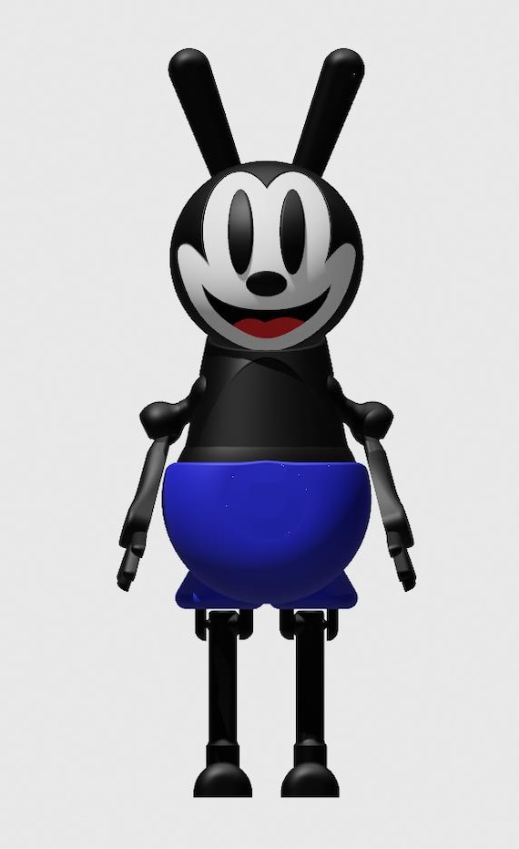 Oswald the lucky rabbit - 3D printable file download