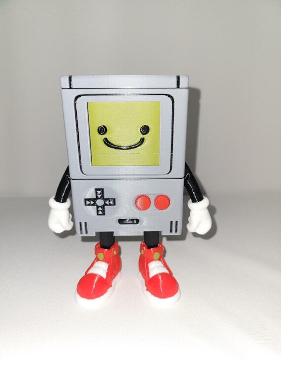 Retro Game Console Buddy – Poseable Desk Toy | STLFLIX Design | Nostalgic Gamer Gift | 3D Printed by Blooming Comet