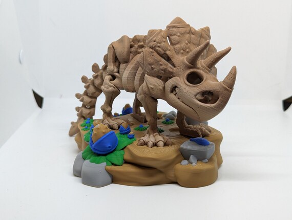 Fossilized Triceratops Play Set - Flexi Factory