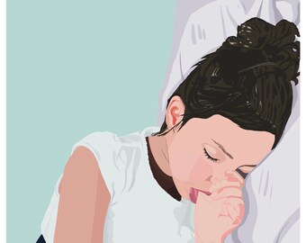 Porträtillustration