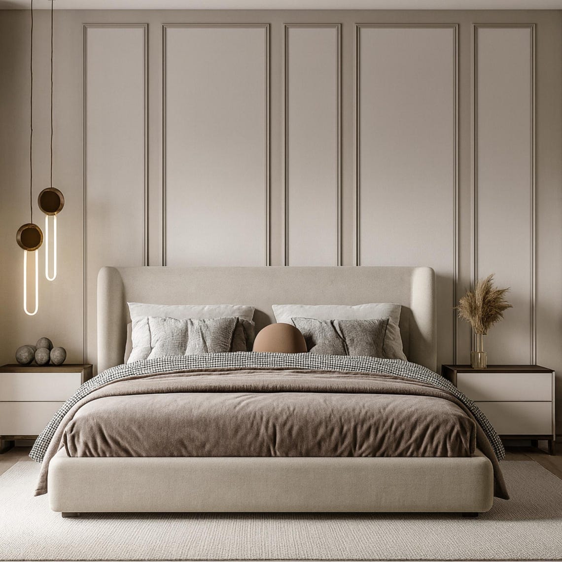 Minimalist Vertical Wall Molding – Custom Polystyrene Trim Kit for ...