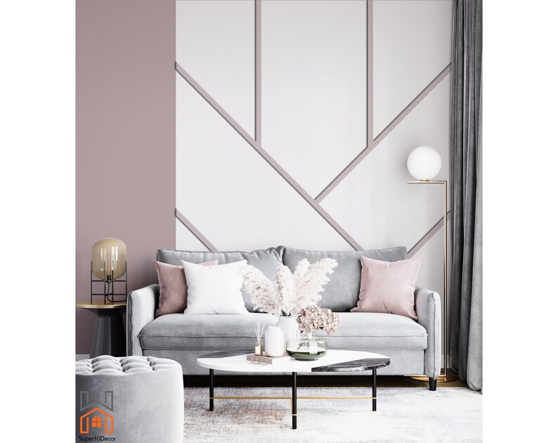 Wall Panelling Kit Precut Wall Paneling Kit Wainscoting Etsy