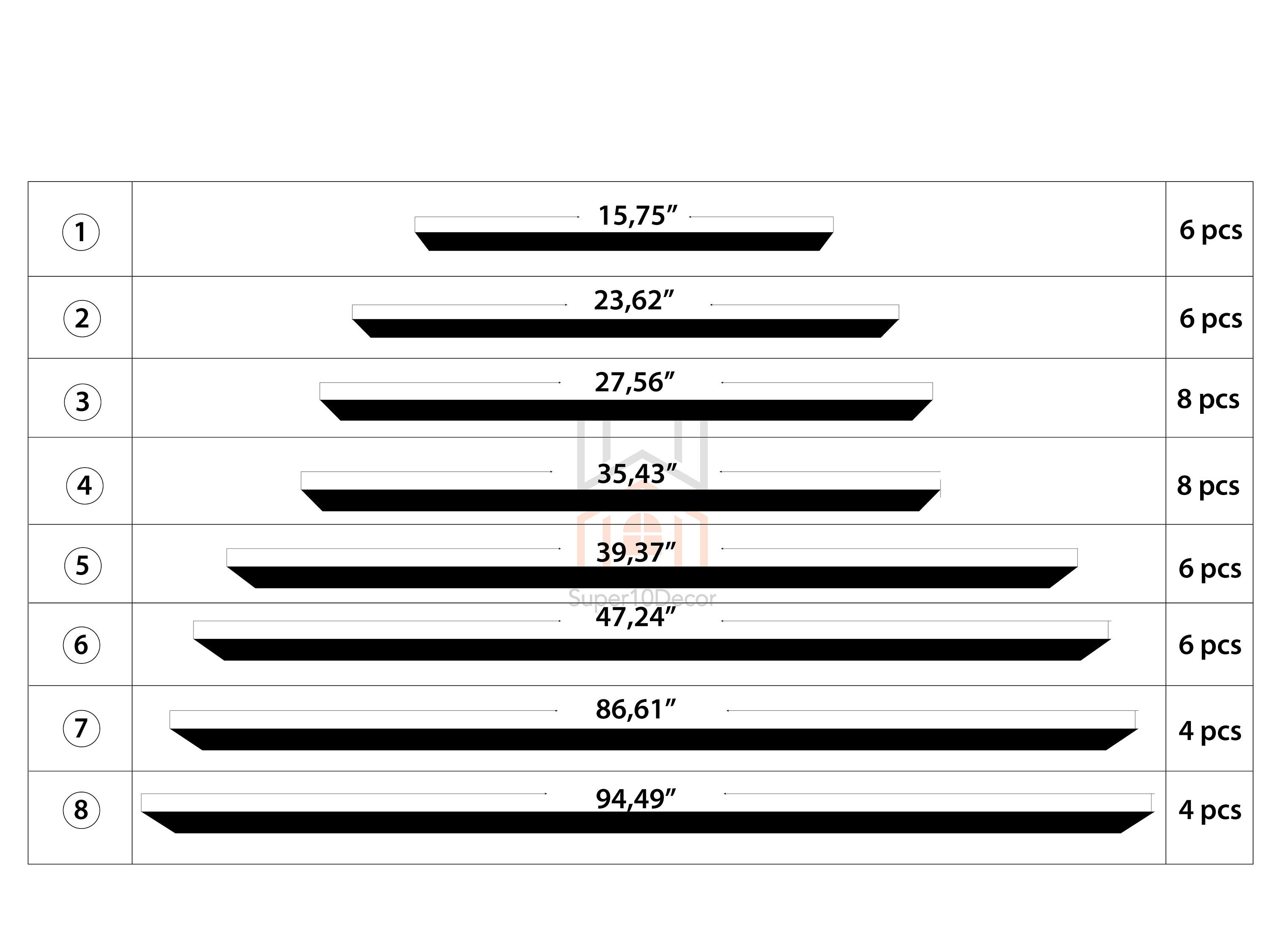 Wall Trim Kit Precut Wall Molding Hallway Wall Molding Etsy