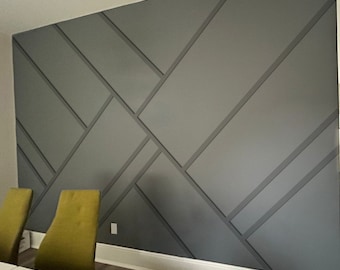 The custom-made wall molding project we completed for Kmazara1