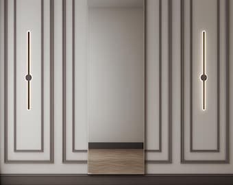Maßgeschneiderte Spiegel-Wandleisten für elegante, moderne Innenräume und Akzentwände im Flur, DECO209