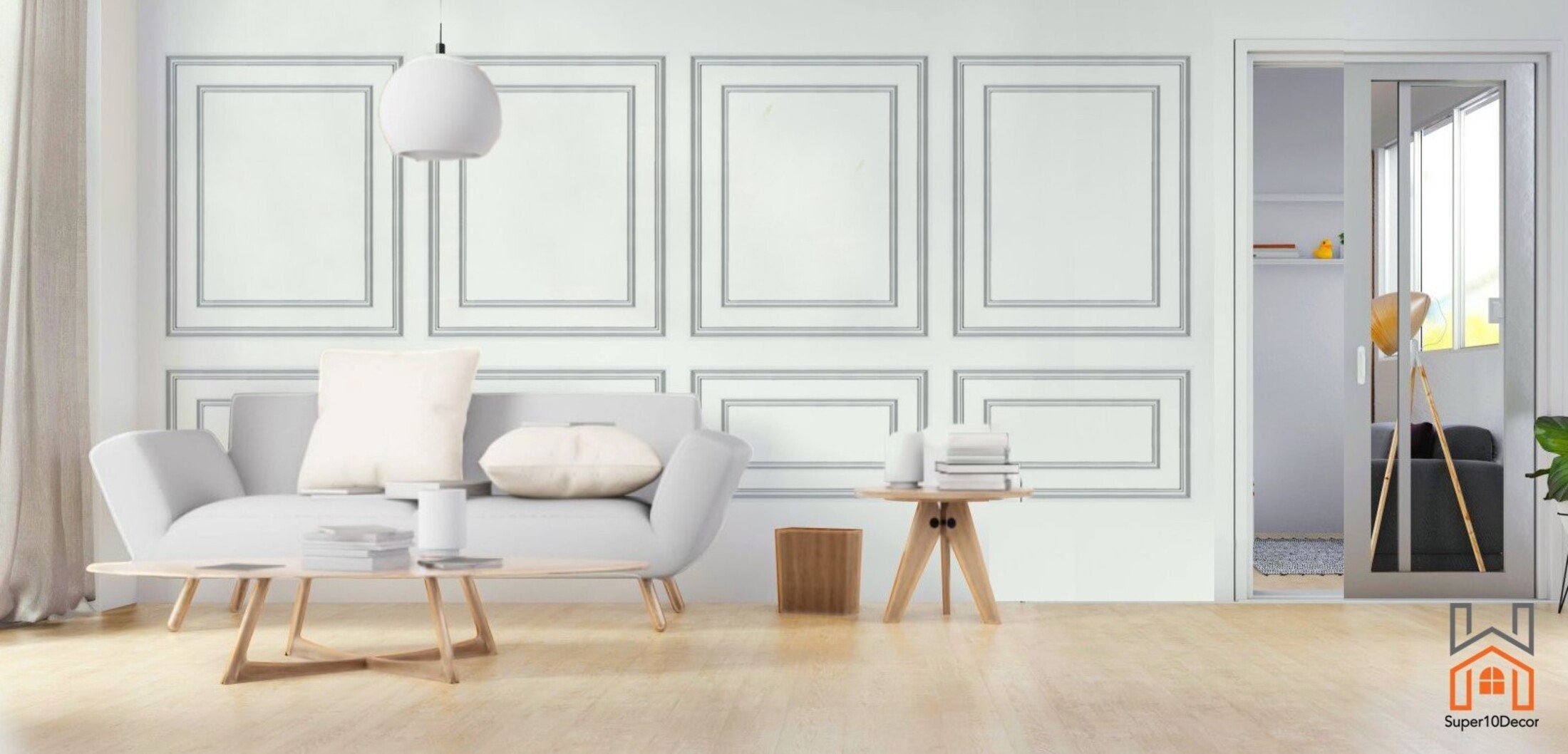 Wainscoting Molding Wall Molding Package Custom Molding - Etsy