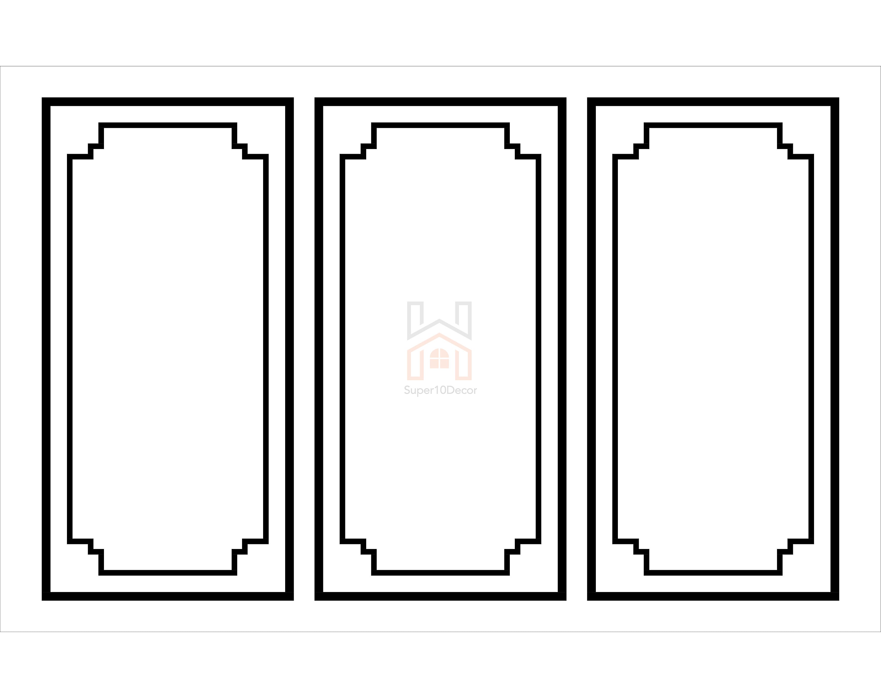 Wall Molding Package Molding Trim Wall Panel Custom Wall Etsy Canada