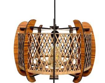 Wooden Hanging Lampshade for Home decor or for Restaurants