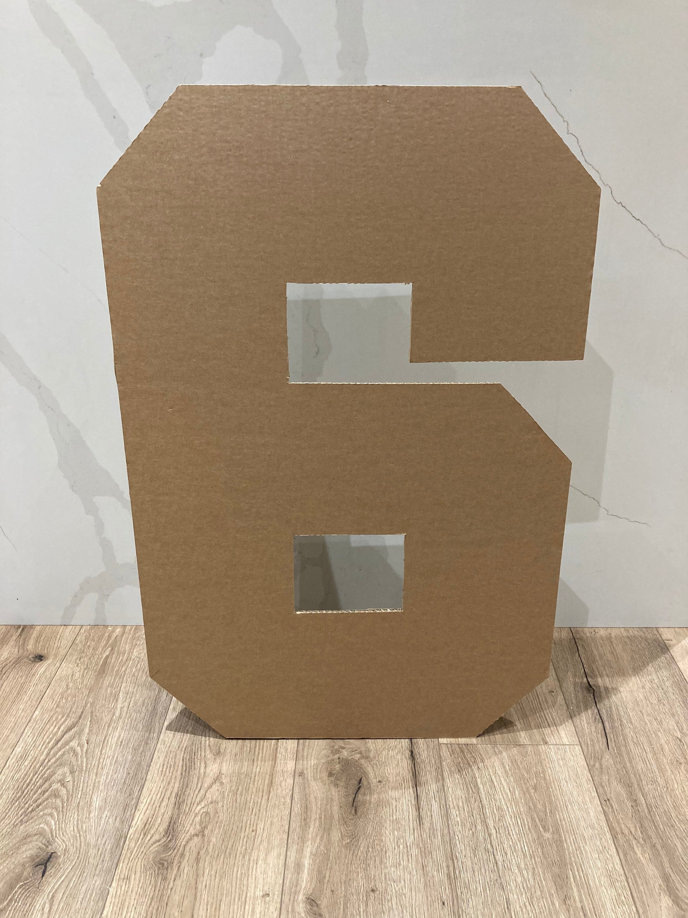 Giant Cardboard Numbers 75cm DIY Party Decoration Large Etsy UK