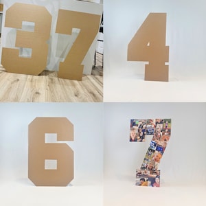 Large Cardboard Letters and Numbers. DIY Letters and Numbers