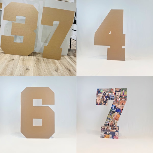Giant Cardboard Letters Etsy UK