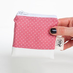 Cartera pequeña blanca para mujer, monedero, tarjetero, tarjetero