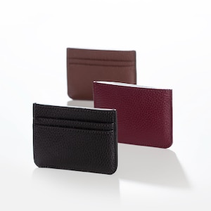 Porta carte di credito in vera pelle, Porta tessere unisex, Porta carte minimalista Elegante, Idea regalo